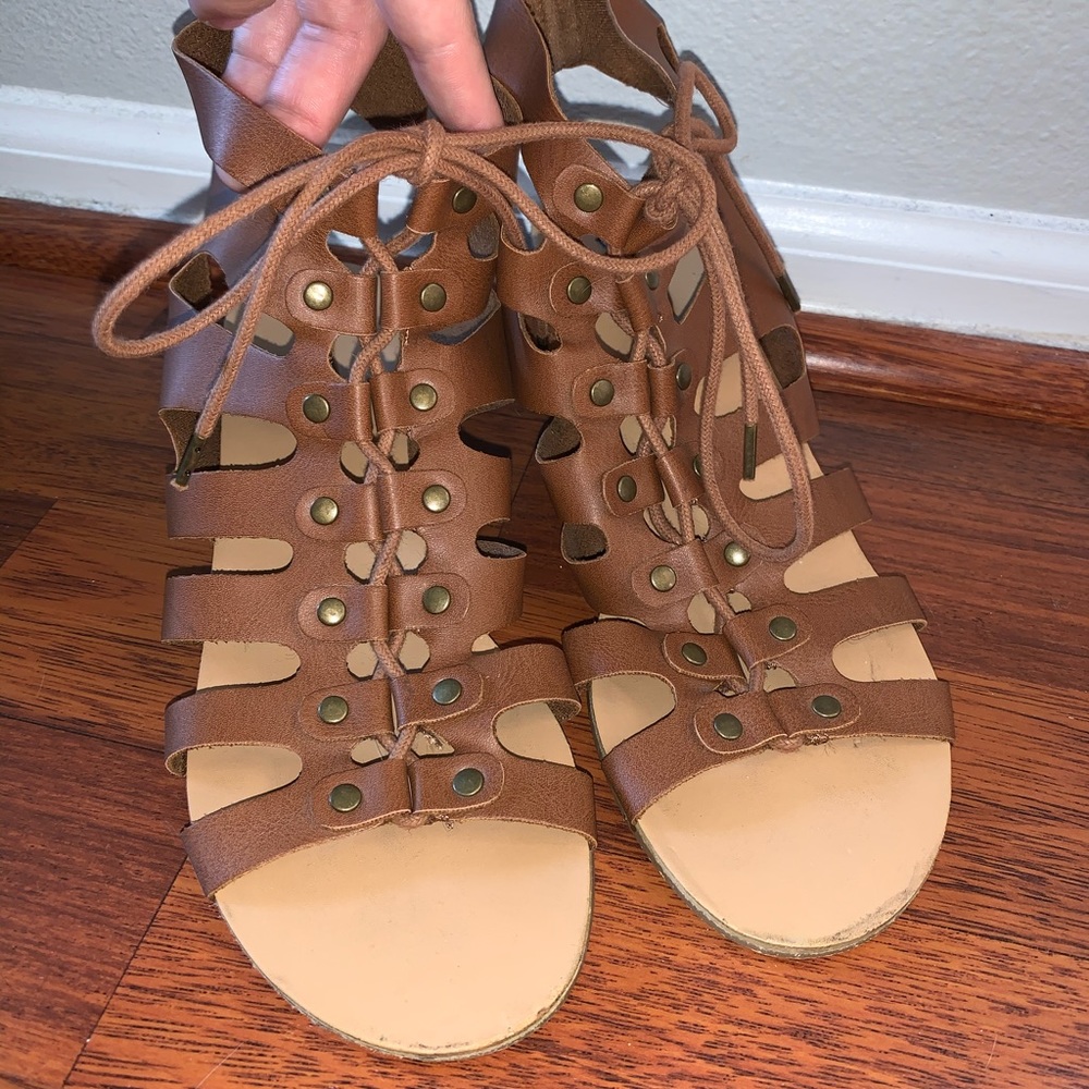 Lace Up Sandals